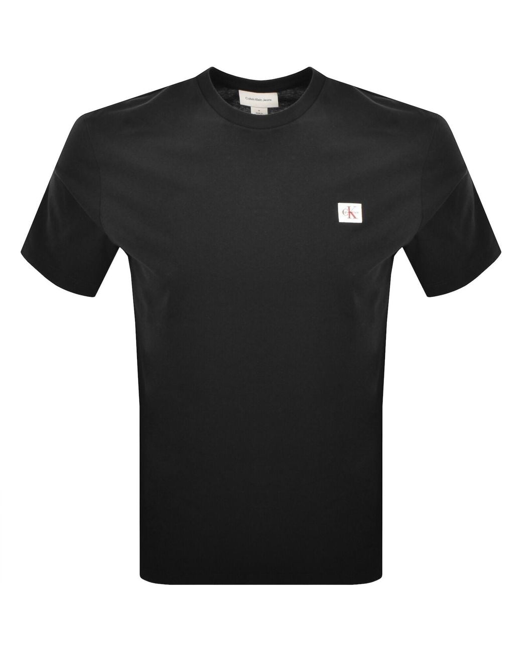Calvin Klein Black Jeans Badge T Shirt for men