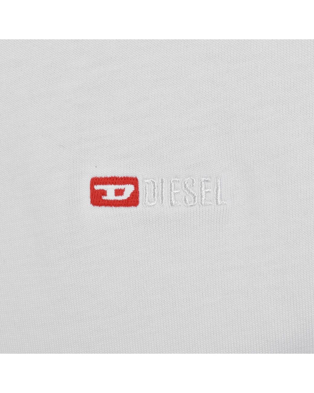 DIESEL White T Norm T Shirt for men