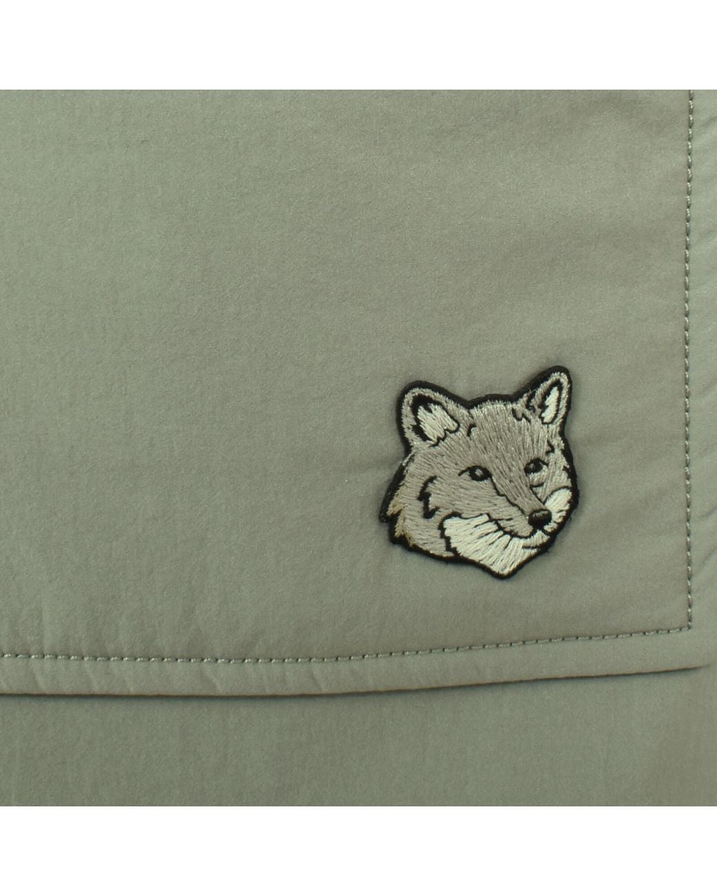 Maison Kitsuné Green Logo Overshirt for men