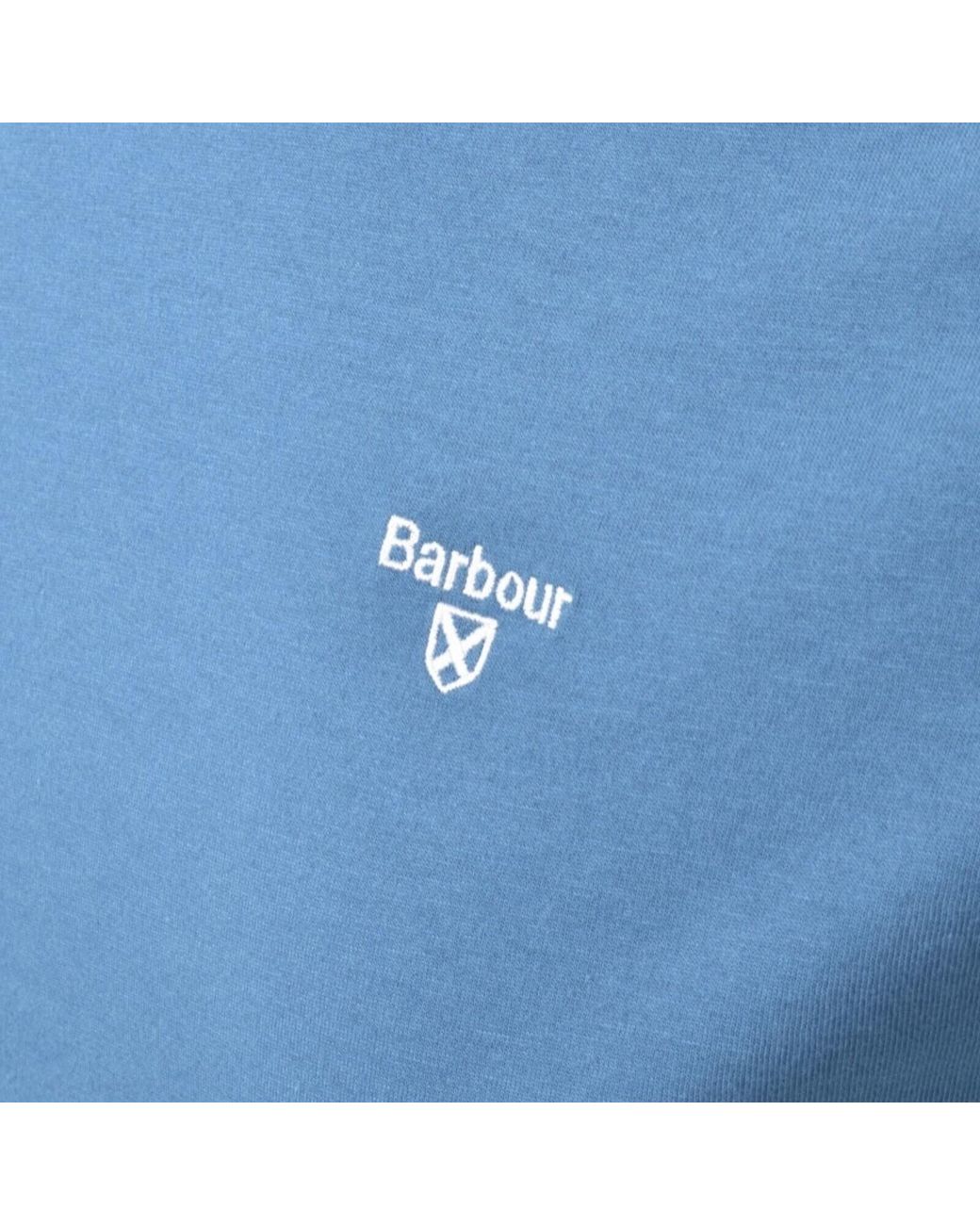 Barbour Blue Sports T Shirt for men