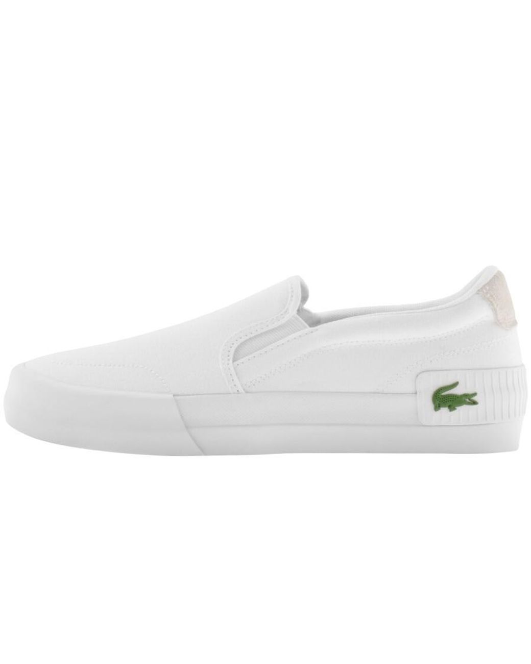 Lacoste L004 Slip Trainers in White for Men | Lyst