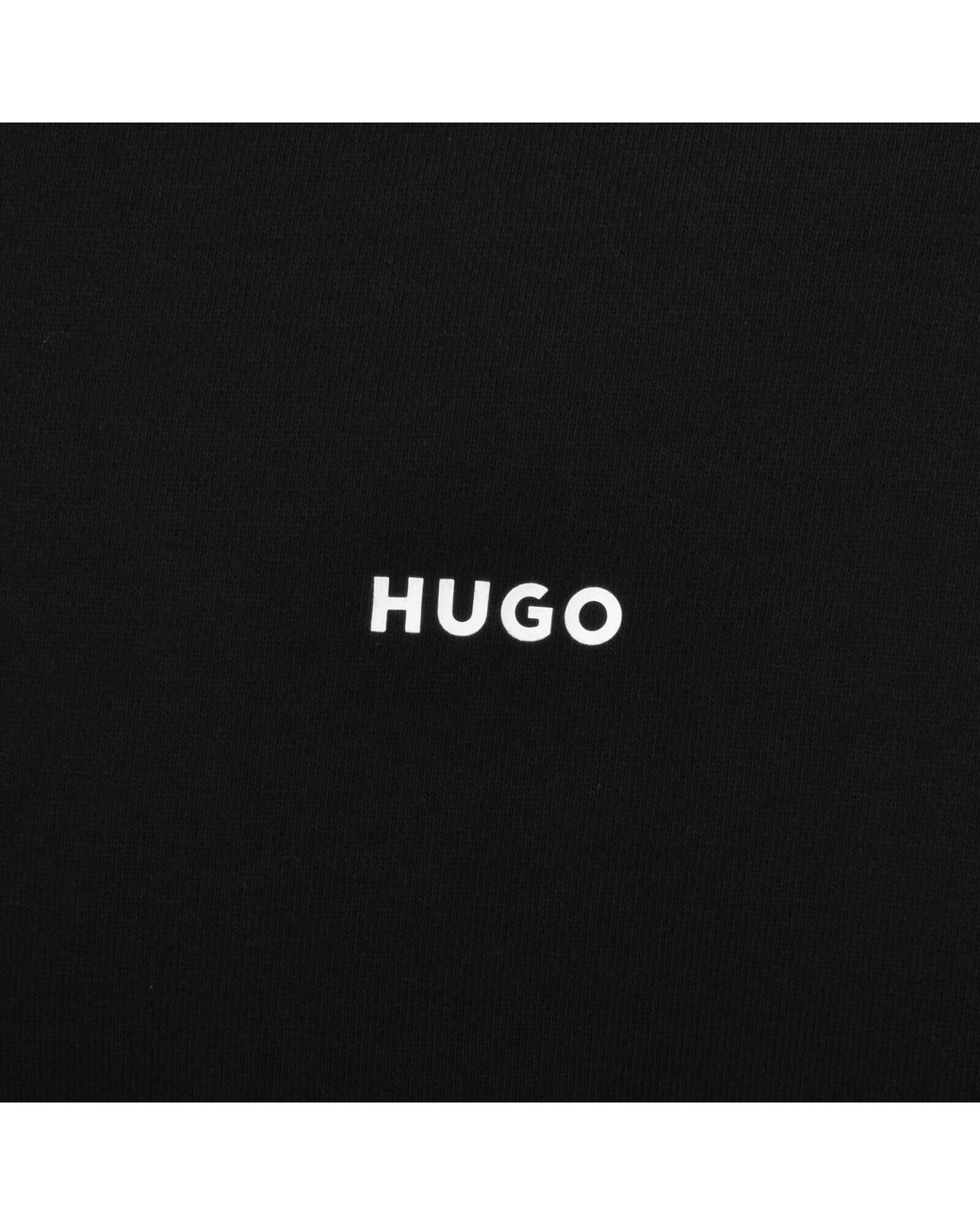 HUGO Black Dapo Full Zip Hoodie for men