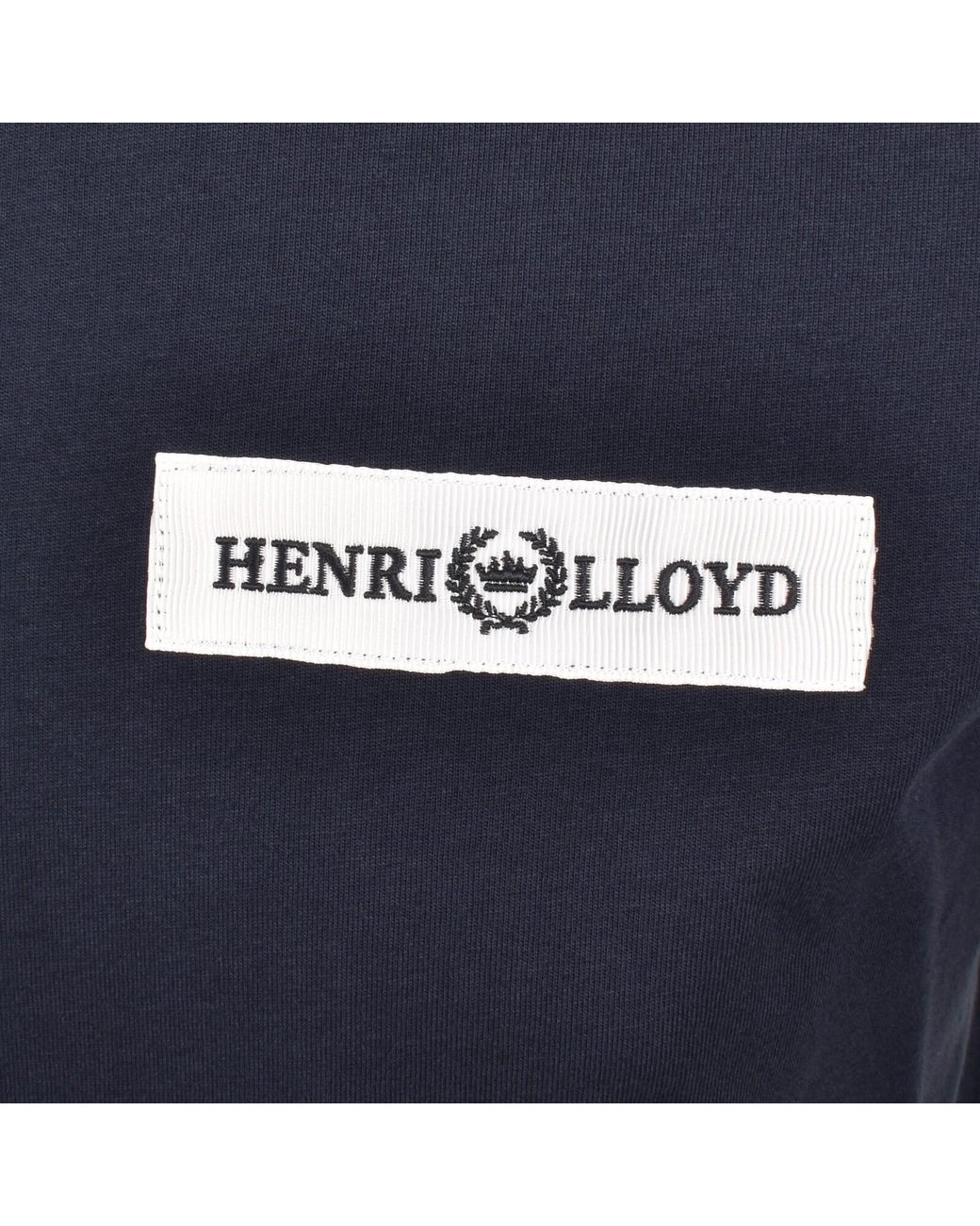 Henri Lloyd Blue Colshot T Shirt for men