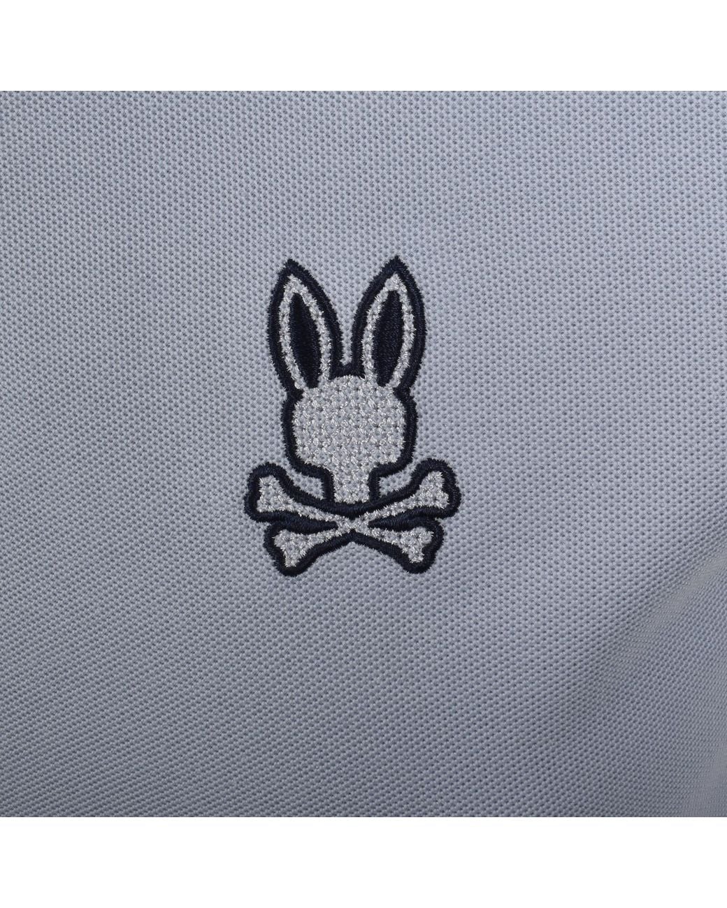 Psycho Bunny Blue Elijah Pique Polo T Shirt for men