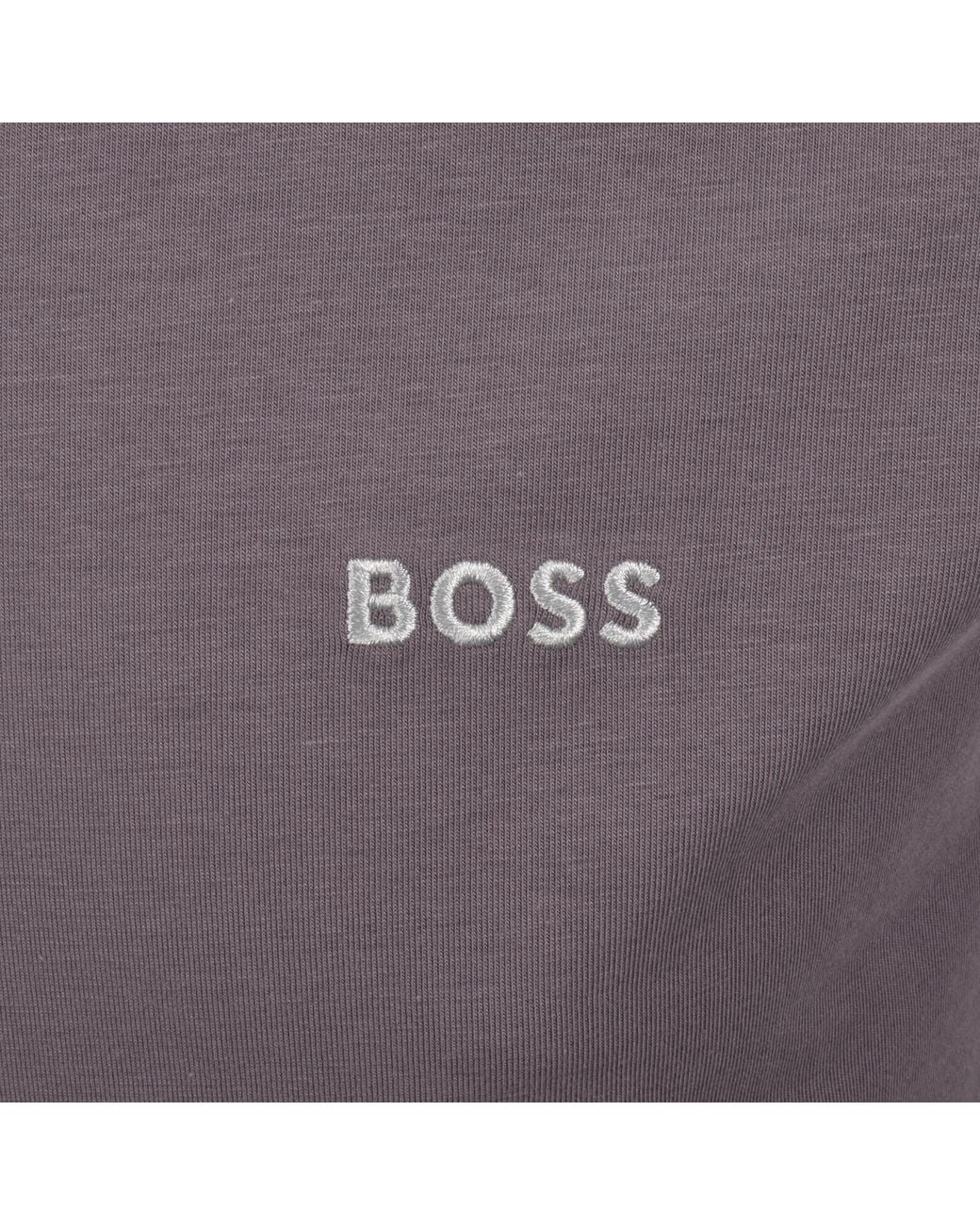BOSS BUSINESS Gray Boss Mix And Match T Shirt for men
