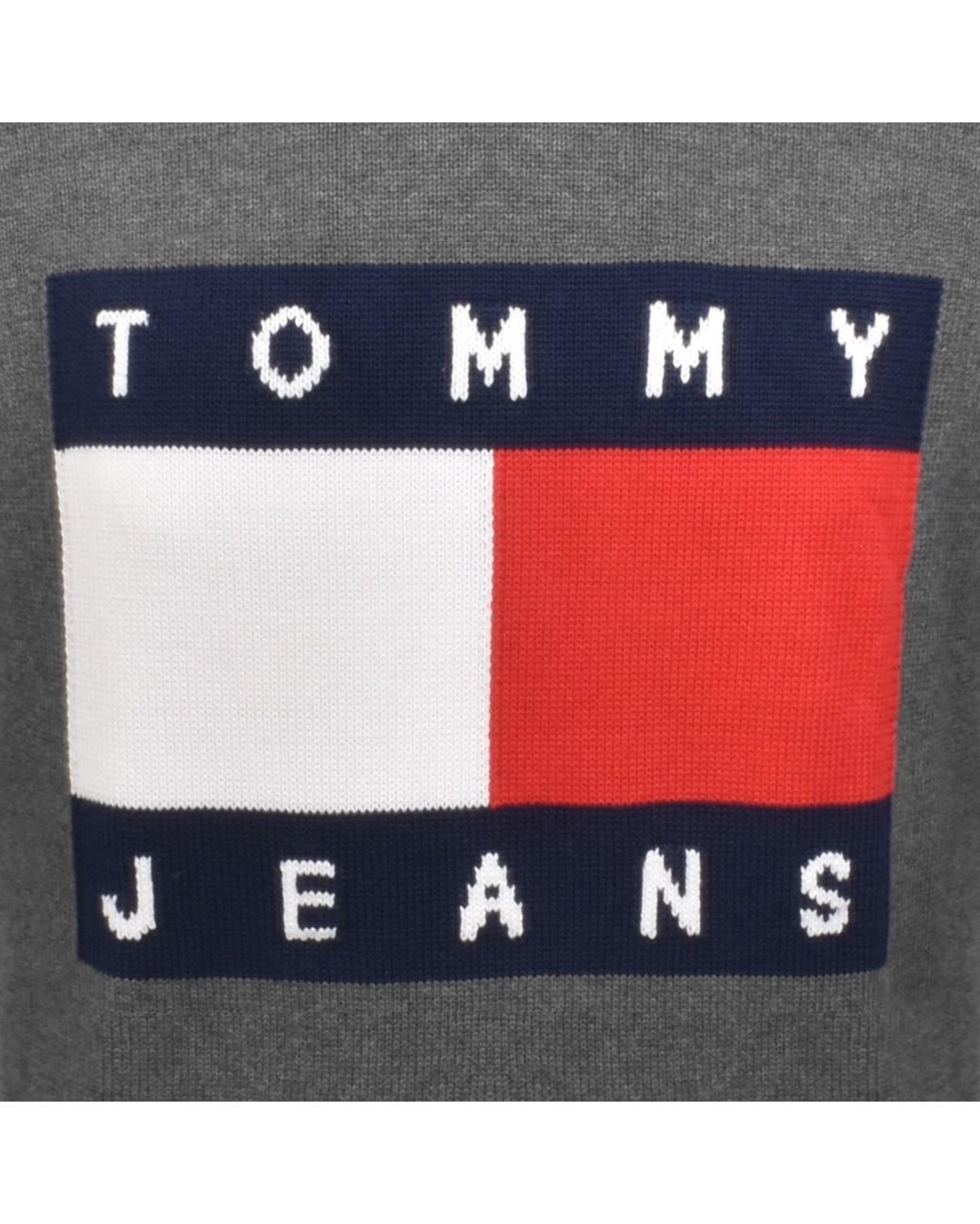 Tommy Hilfiger Gray Knit Jumper Heather for men