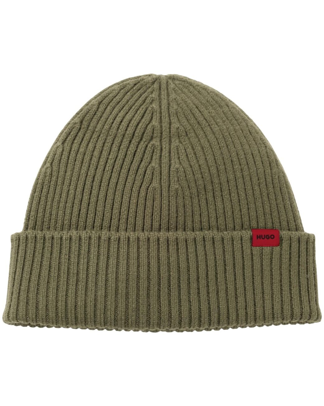 HUGO Green Xola Wool Beanie for men