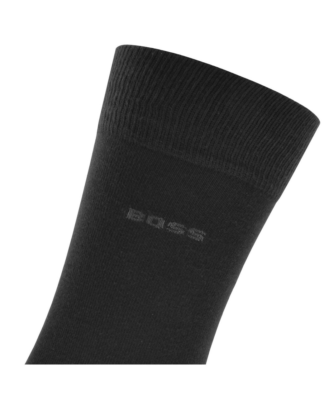 BOSS BUSINESS Black Boss 2 Pack Socks for men