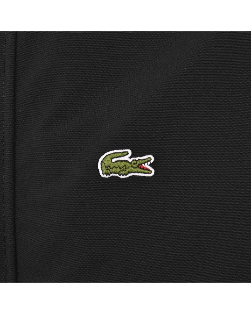 Lacoste Black Bomber Jacket for men