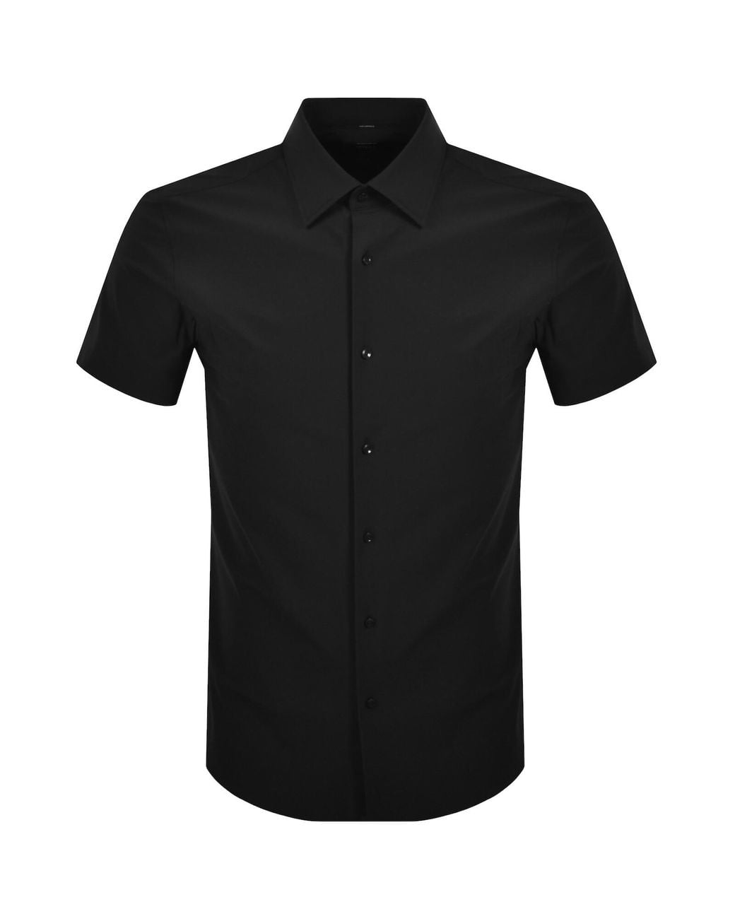 BOSS BUSINESS Black Boss P Hank Kent Slim Fit Shirt for men