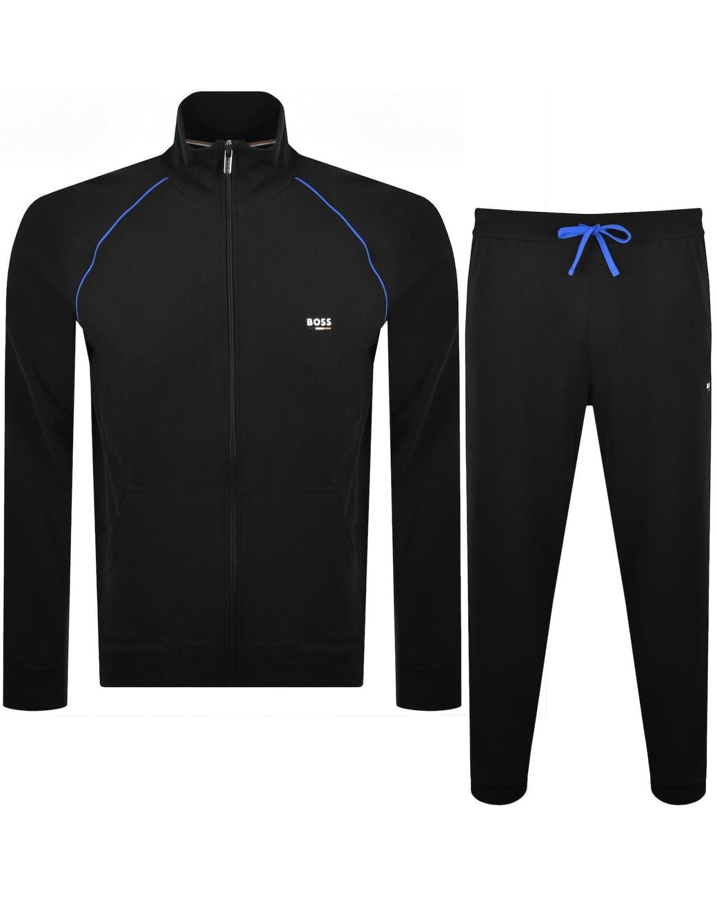 BOSS BUSINESS Black Boss Oliver Full Zip Tracksuit for men