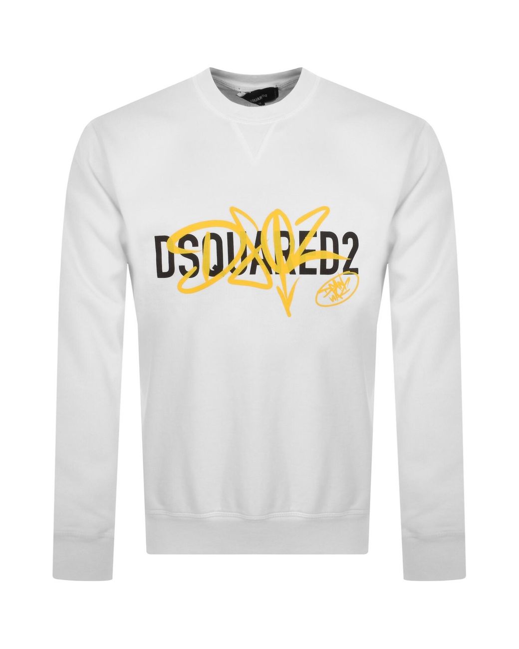 DSquared² White Cool Fit Sweatshirt for men
