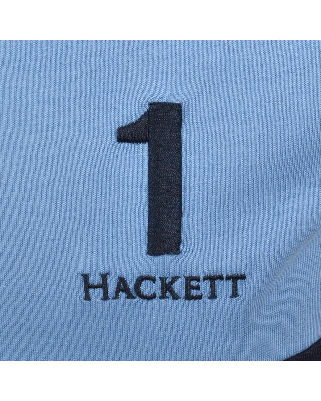 Hackett Blue Heritage Panel T Shirt for men