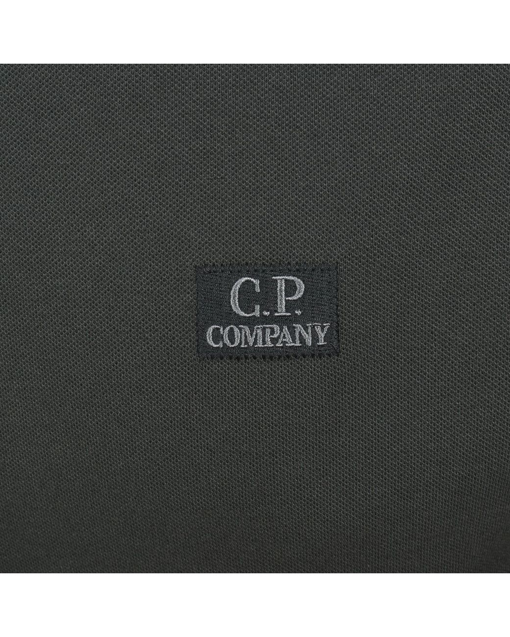 C P Company Green Cp Company Long Sleeve Polo T Shirt for men