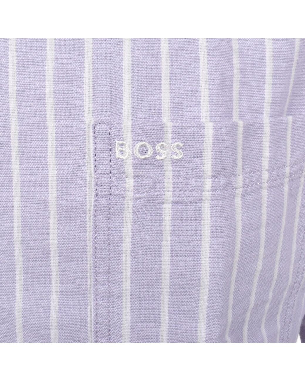 Boss Purple Boss Relegant 6 Long Sleeved Shirt for men