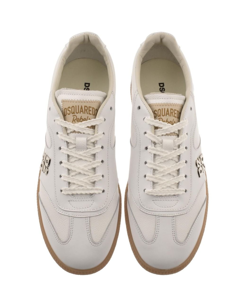 DSquared² White Rebel Trainers for men