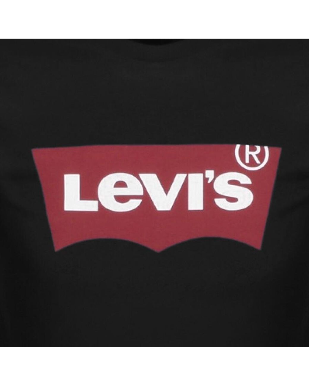 Levi's Black Logo Crew Neck T Shirt for men