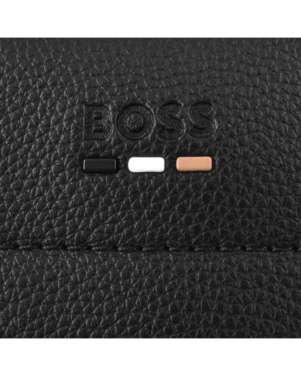 BOSS BUSINESS Black Boss Ray Zip Bag for men
