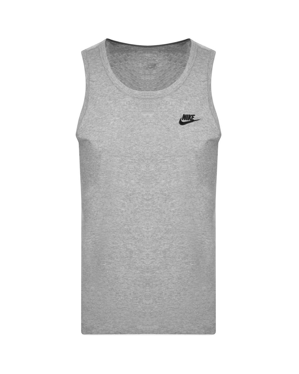 Nike Gray Club Logo Vest T Shirt for men