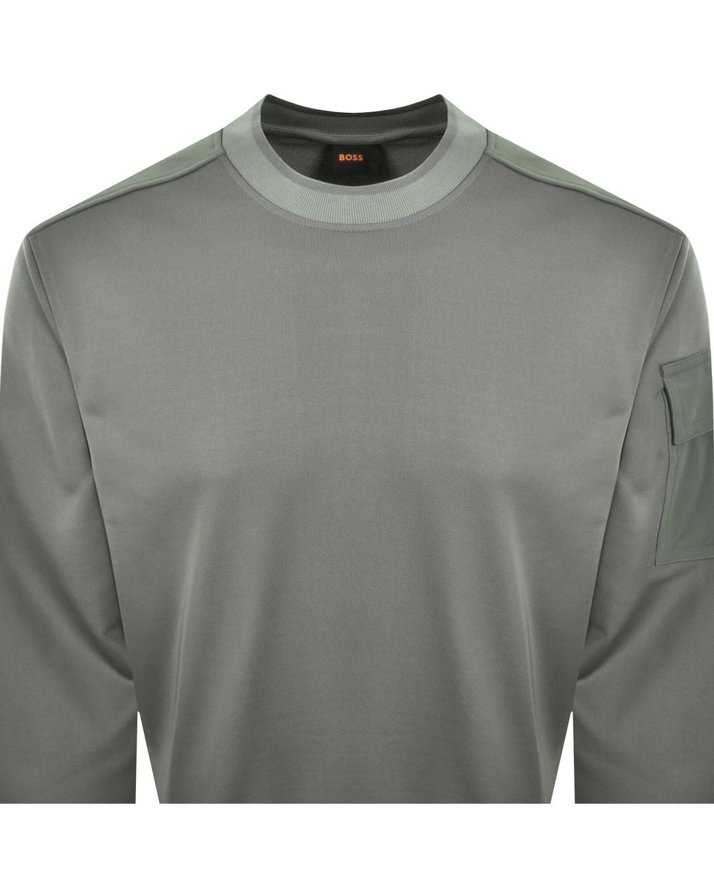 Boss Gray Boss We Functional Sweatshirt for men
