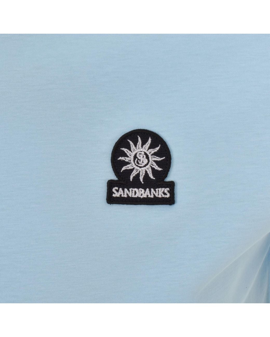 Sandbanks Blue Badge Logo T Shirt for men
