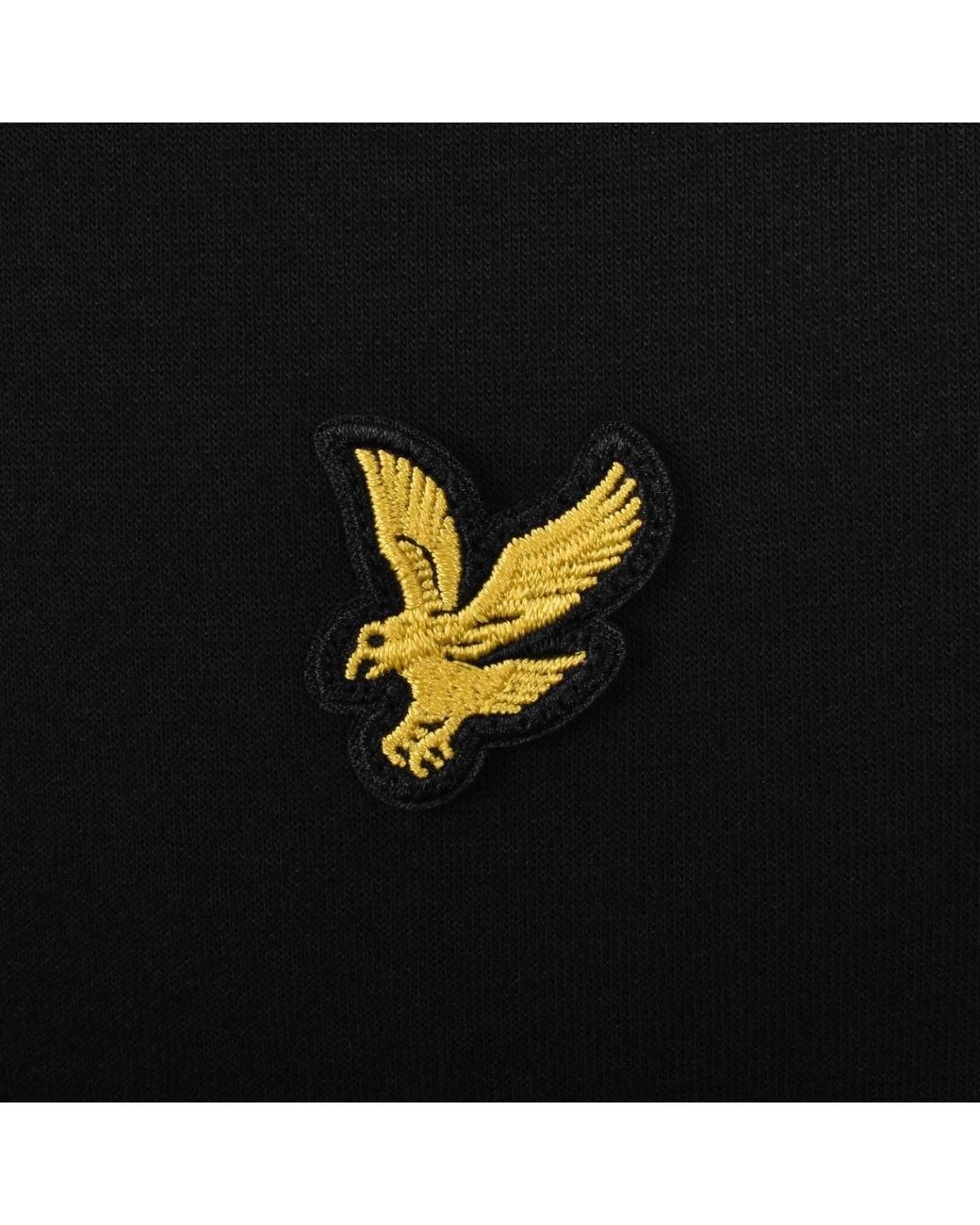 Lyle & Scott Black Tipped Track T Shirt for men