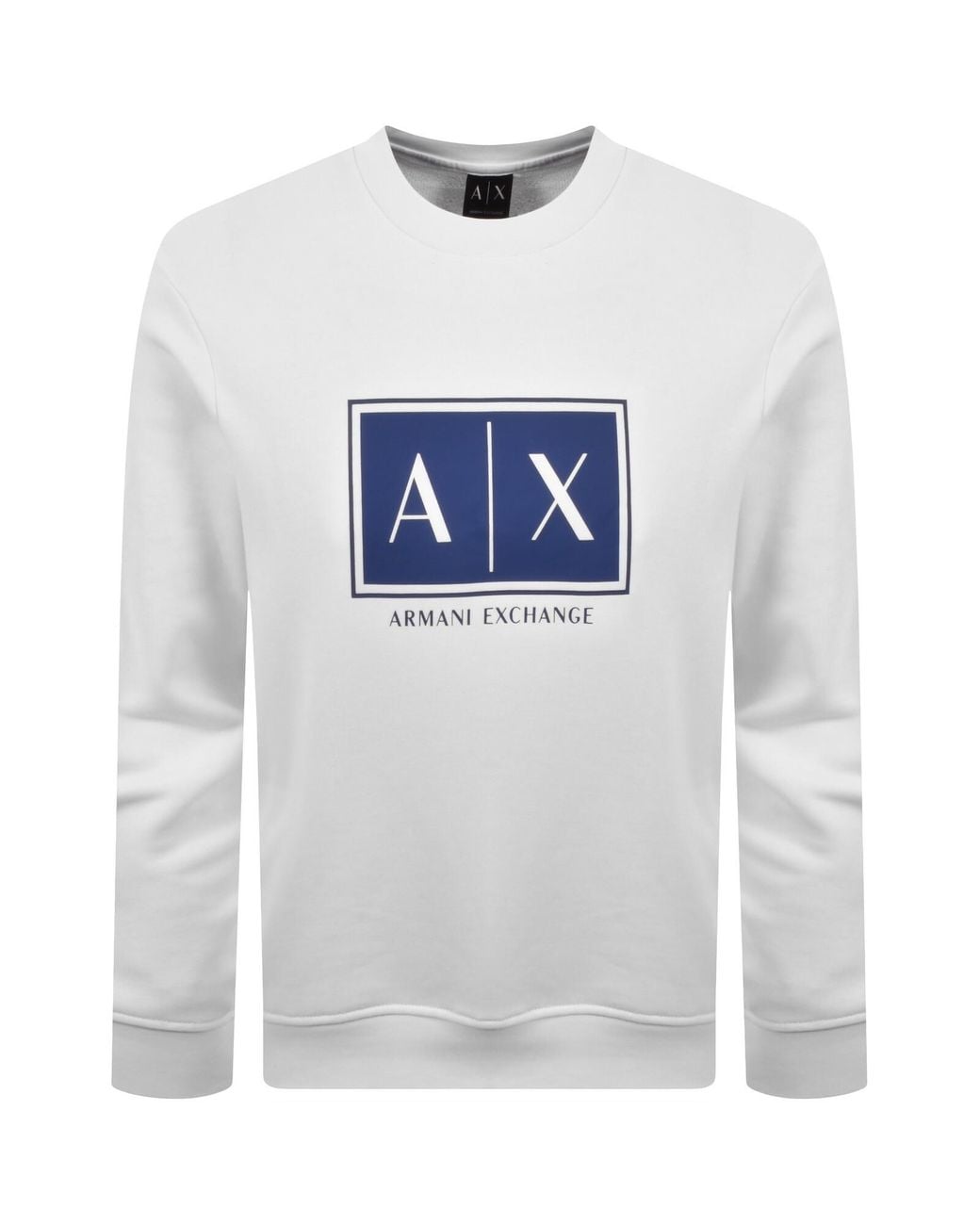 ARMANI EXCHANGE Gray Logo Sweatshirt for men