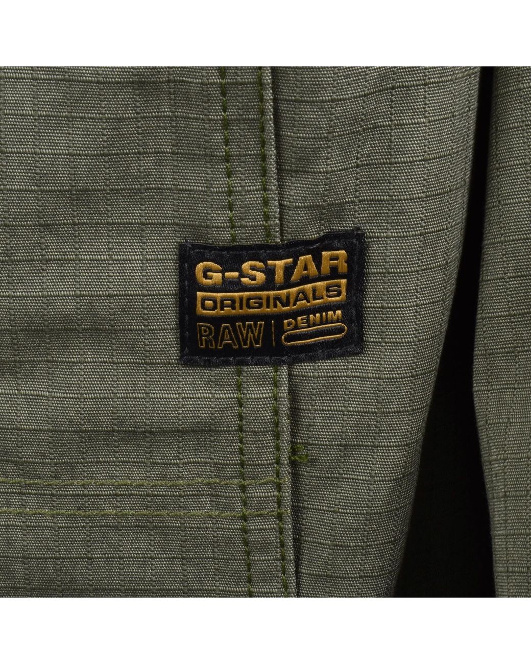 G-Star Green G-Star Mosa Denim Overshirt for men