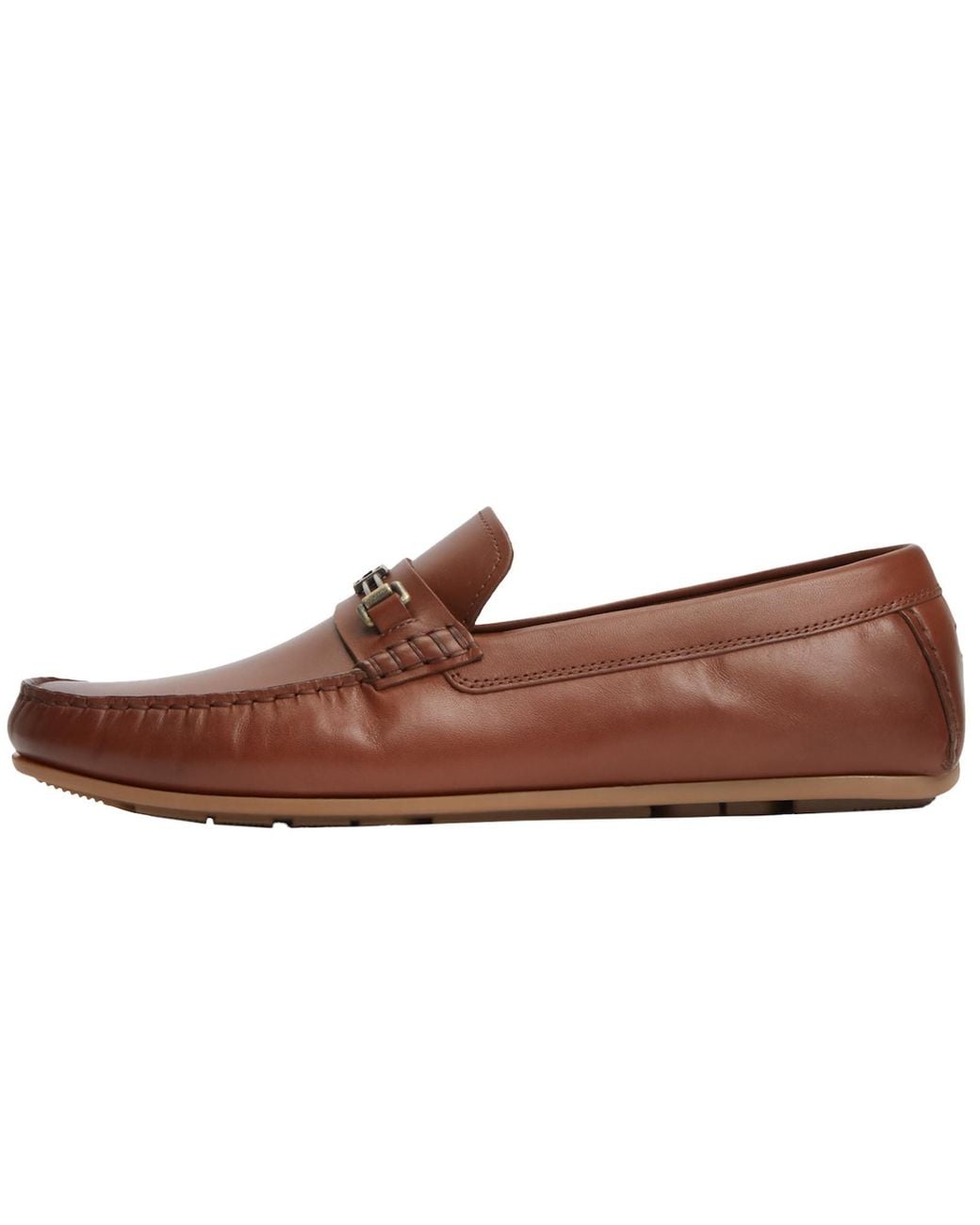 Tommy Hilfiger Brown Hardware Driver Shoes for men