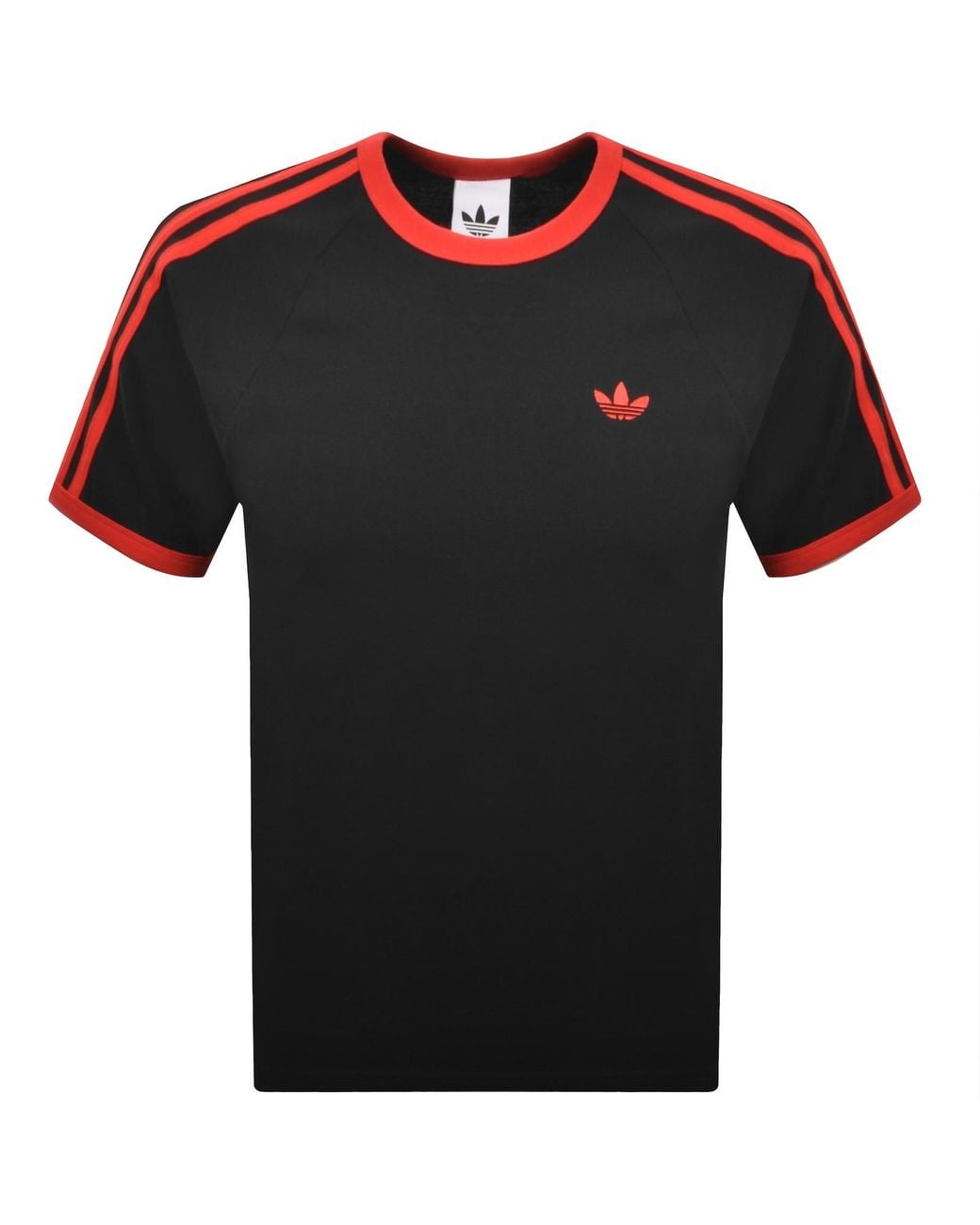 Adidas Originals Black 3 Stripes T Shirt for men