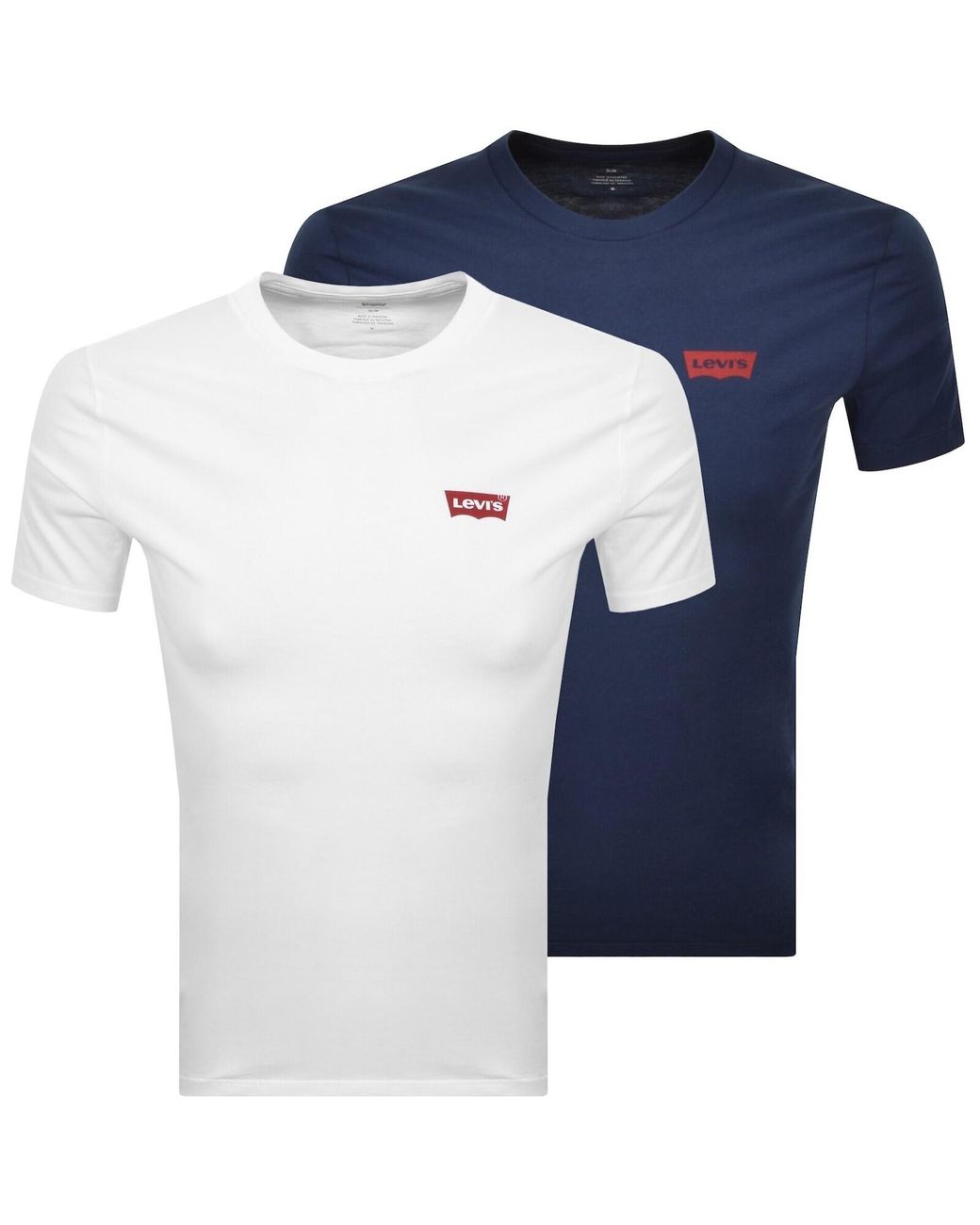 Levi's Blue Original 2 Pack Crew Neck T Shirt for men