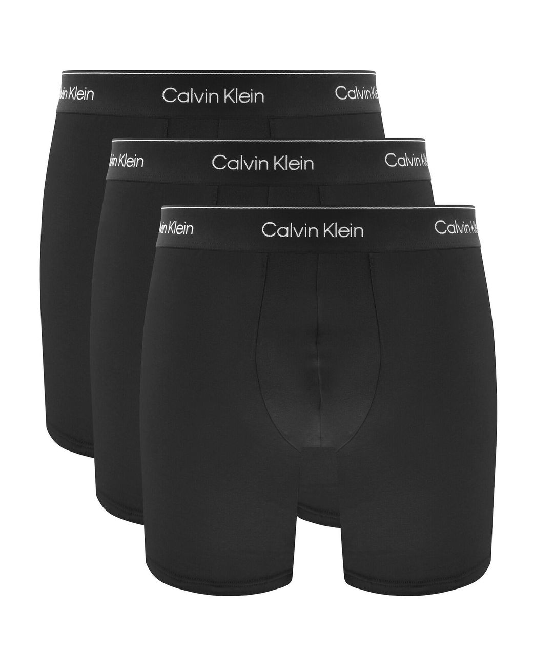Calvin Klein Black Underwear 3 Pack Boxer Briefs for men