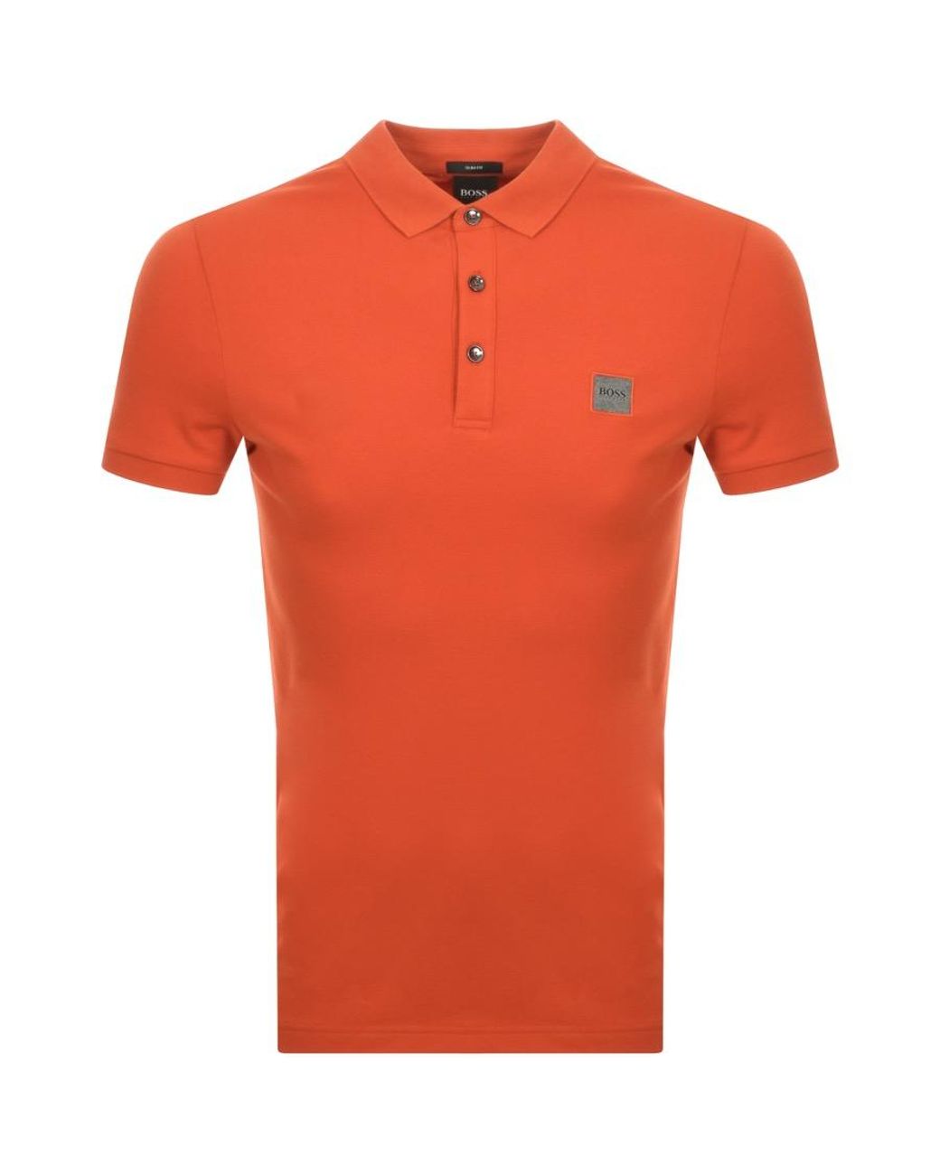 BOSS by HUGO BOSS Passenger Polo T Shirt Orange for Men | Lyst UK