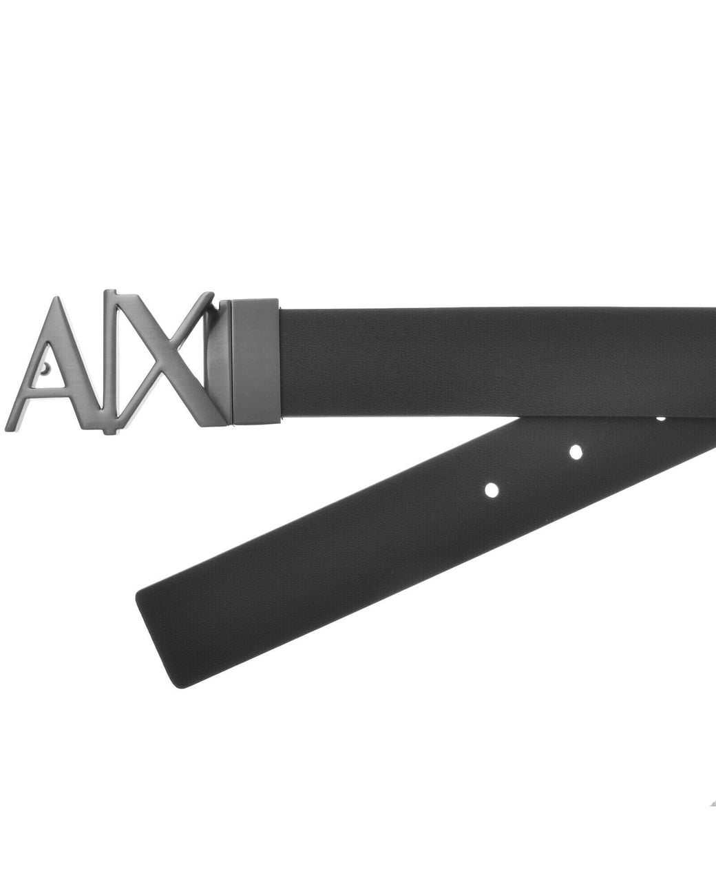 ARMANI EXCHANGE Brown Reversible Belt for men
