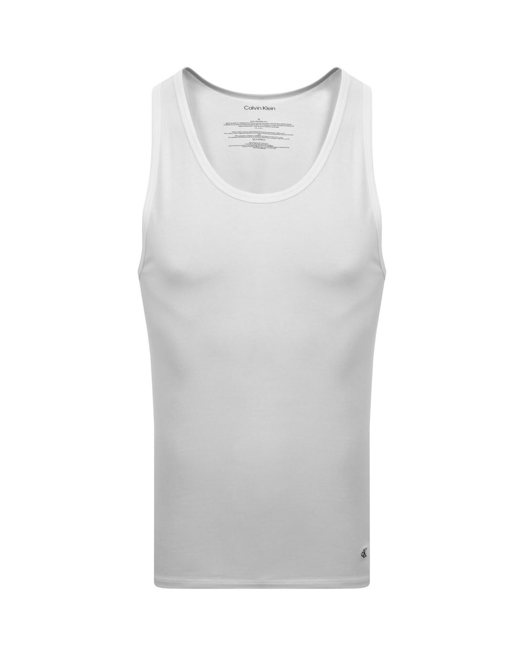 Calvin Klein Green 3 Pack Vests for men