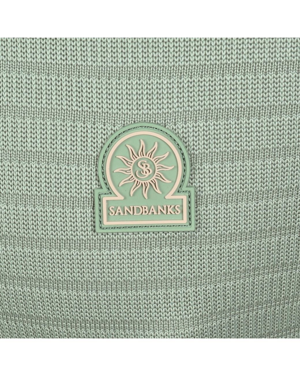 Sandbanks Green Textured Jacquard T Shirt for men