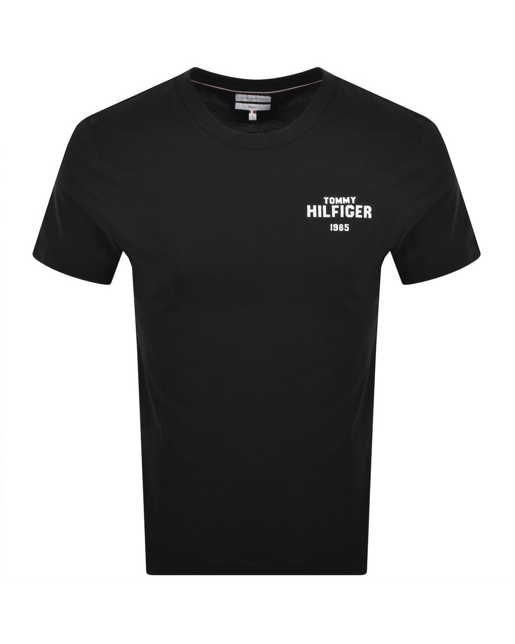 Tommy Hilfiger Black 1985 Graphic T Shirt for men