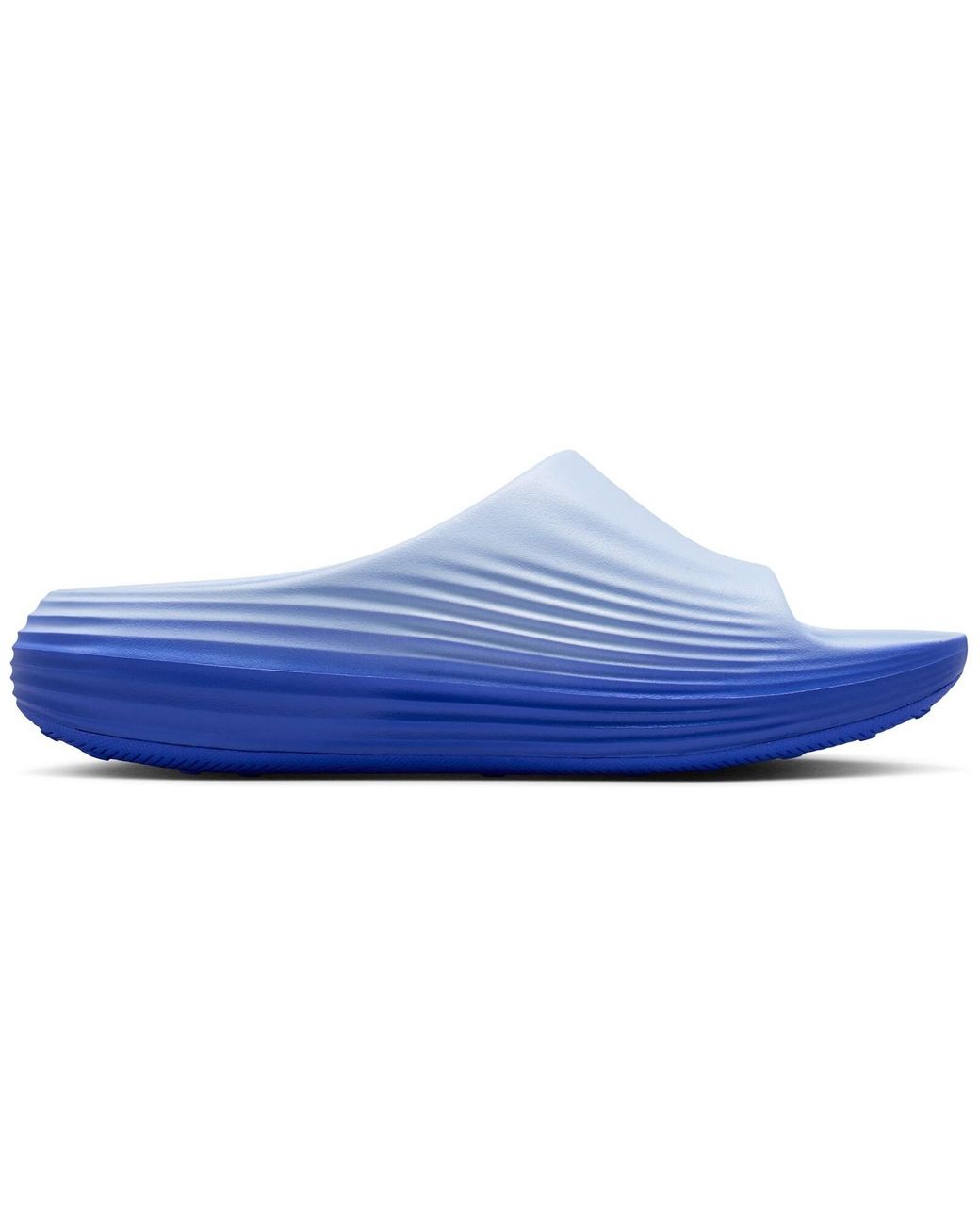 Nike Blue Reactx Rejuven8 Sliders for men