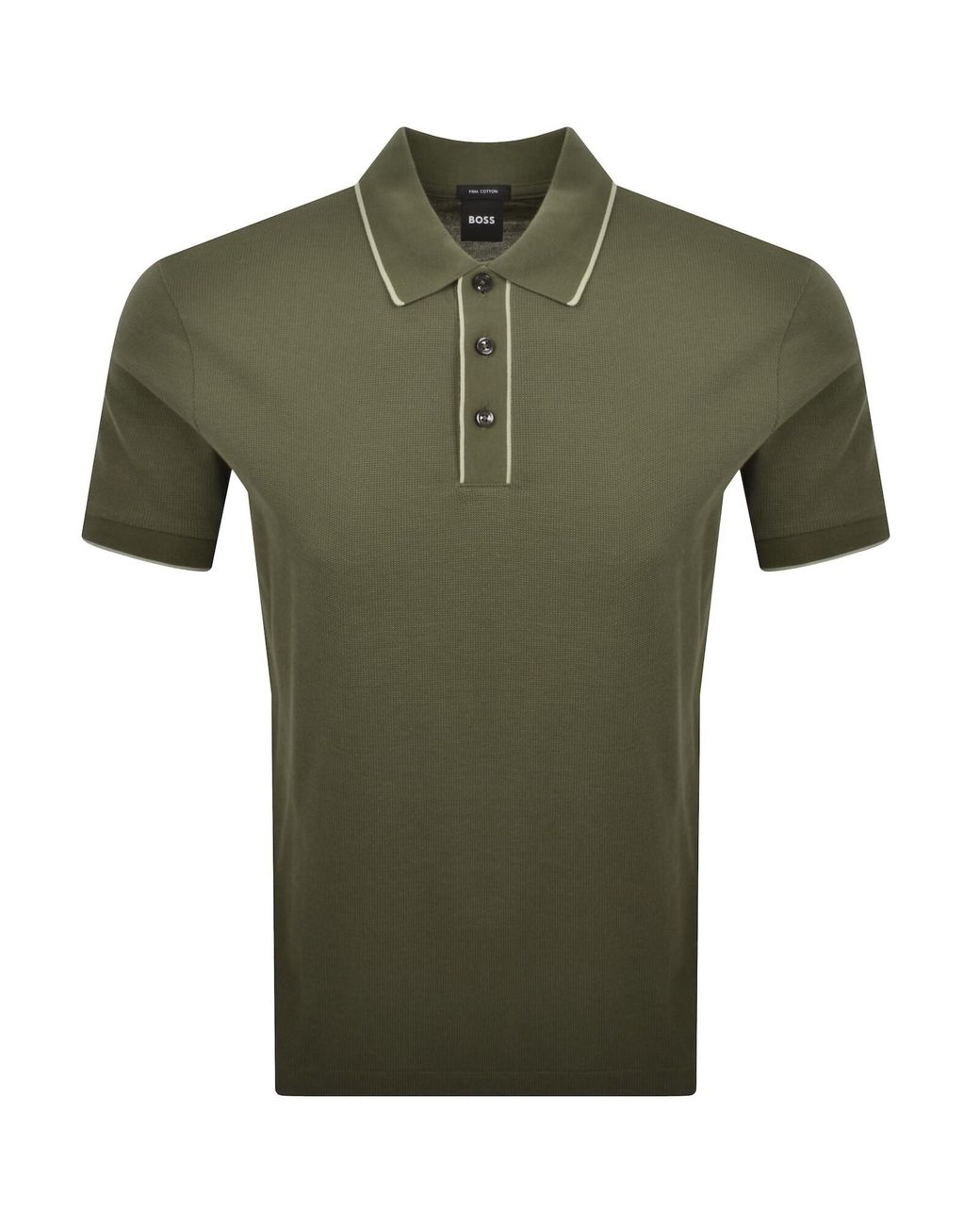 BOSS BUSINESS Green Boss H Parlay 81 Polo for men