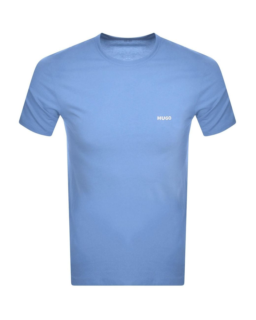 HUGO Blue 3 Pack Crew Neck T Shirts for men