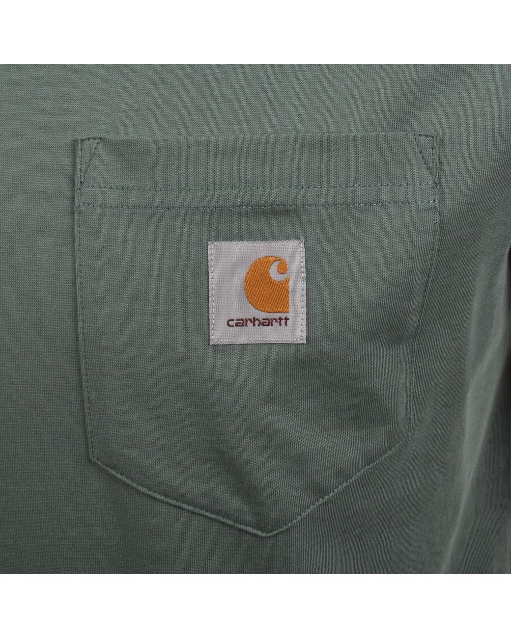 Carhartt Gray Pocket T Shirt for men