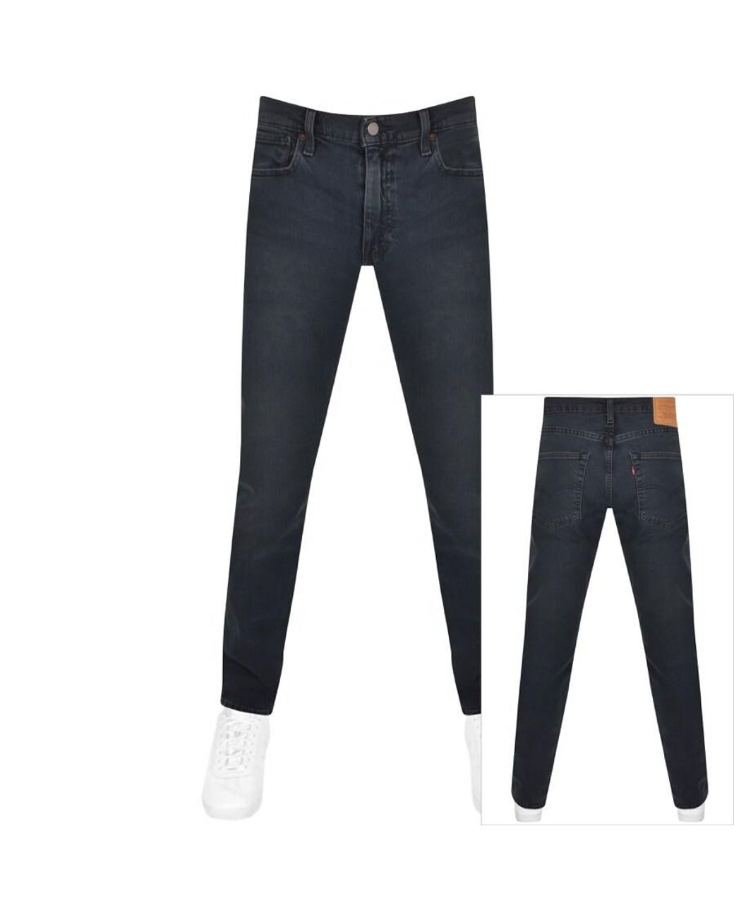 Levi's 512 Slim Tapered Jeans Dark Wash in Blue for Men | Lyst UK