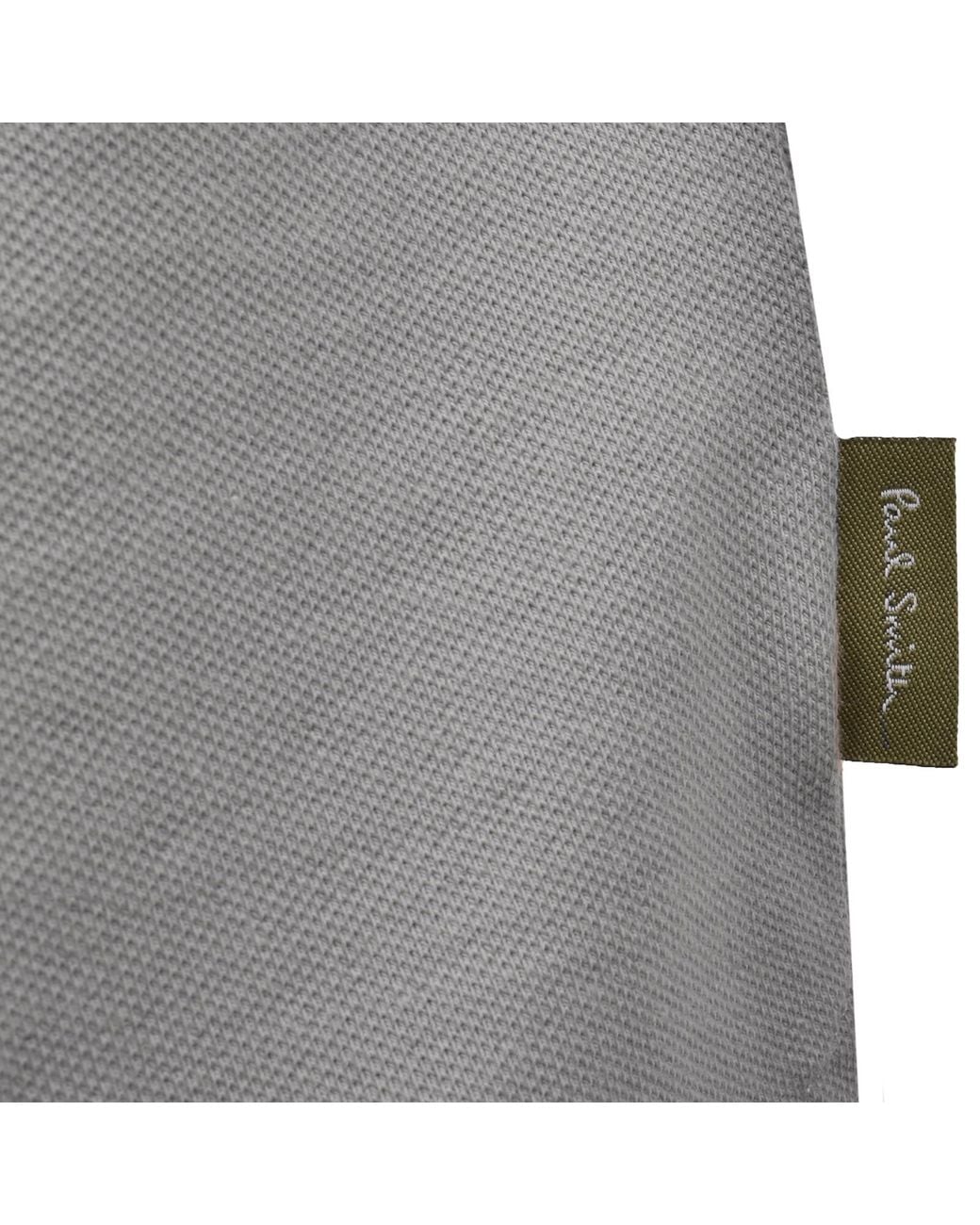 Paul Smith Gray Tipped Polo T Shirt for men