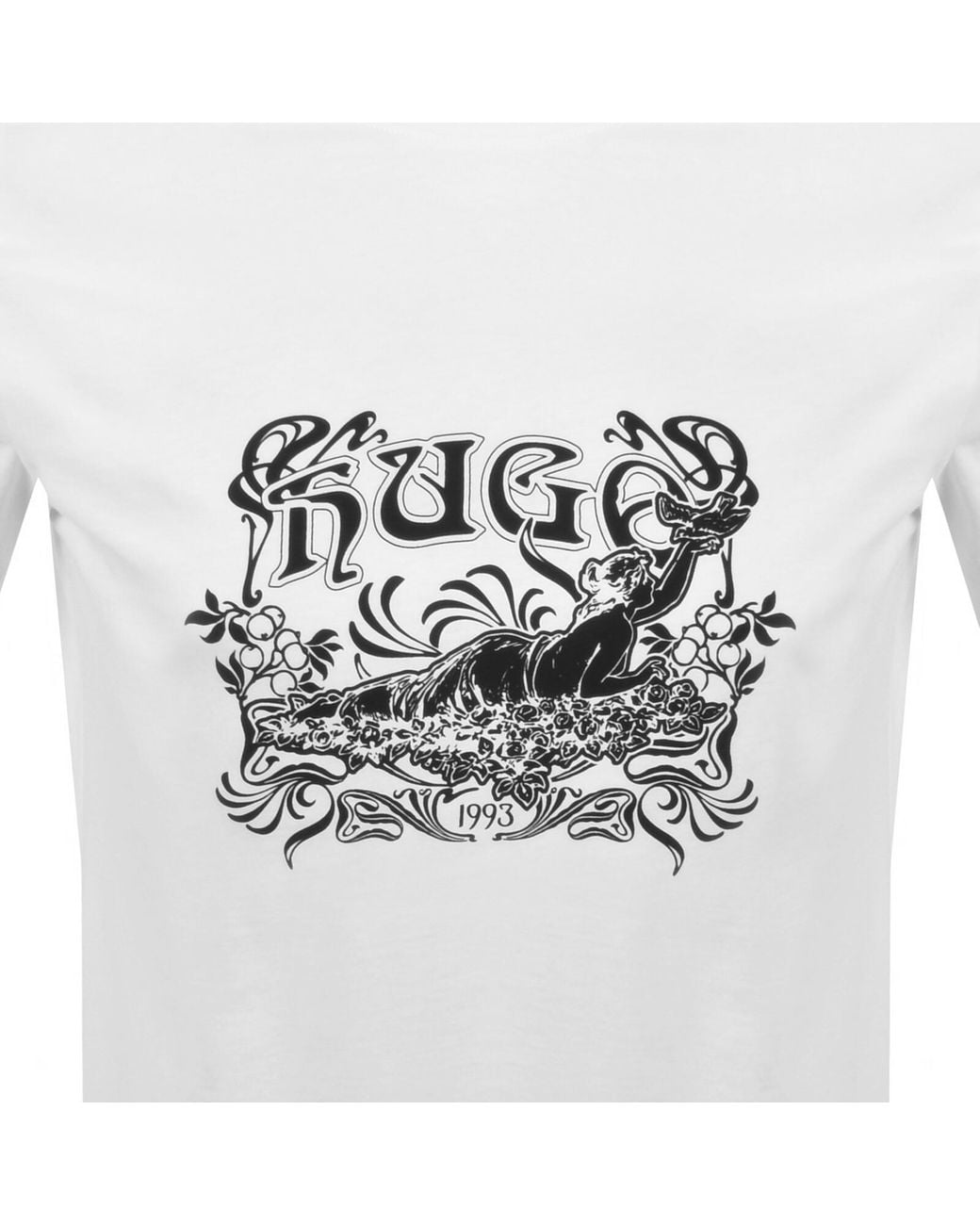 HUGO White Diwom T Shirt for men