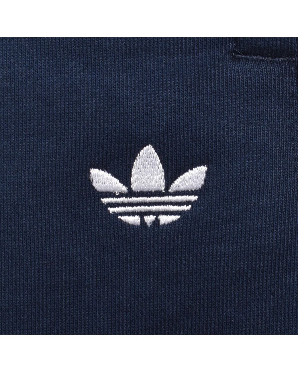Adidas Originals Blue Logo Shorts for men