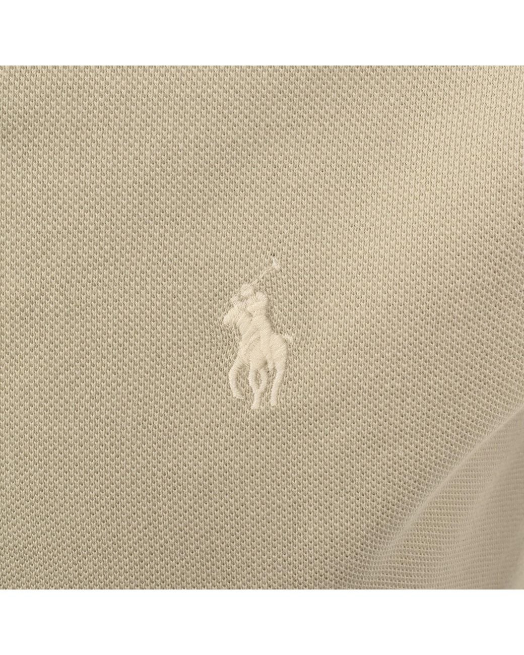 Ralph Lauren Natural Custom Slim Polo T Shirt for men