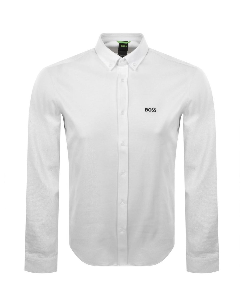 Boss White Boss St Motion Long Sleeve Shirt for men