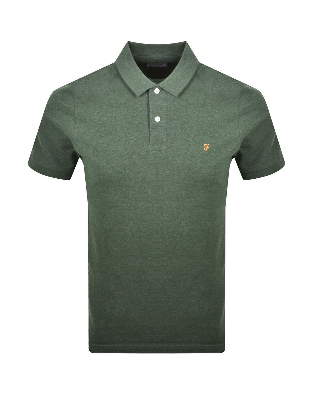 Farah Green Farah Cunningham Polo T Shirt for men