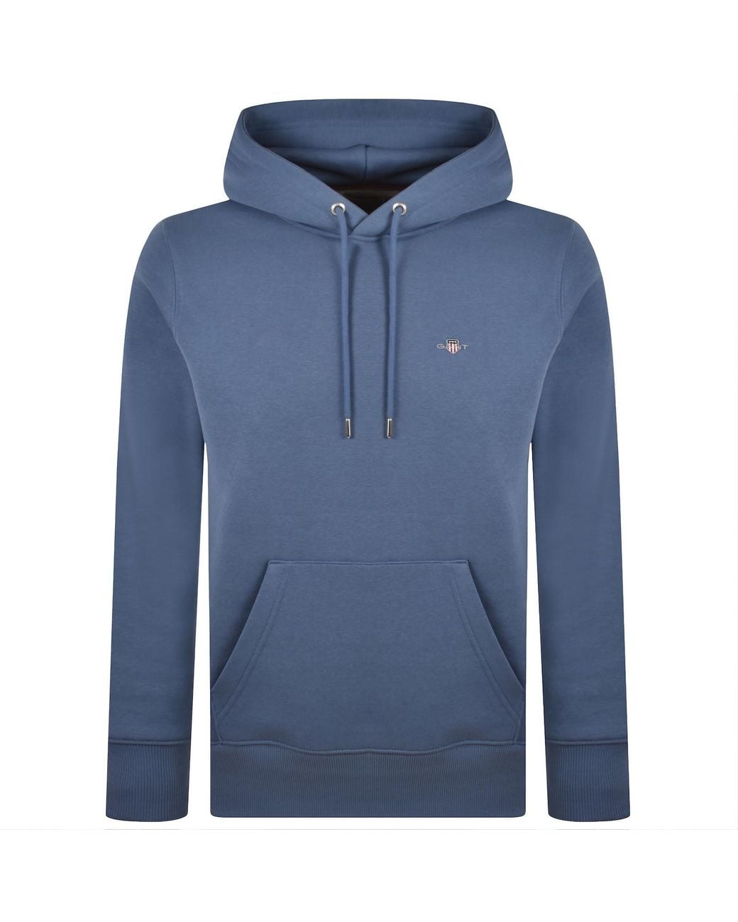 Gant Blue Regular Fit Shield Hoodie for men