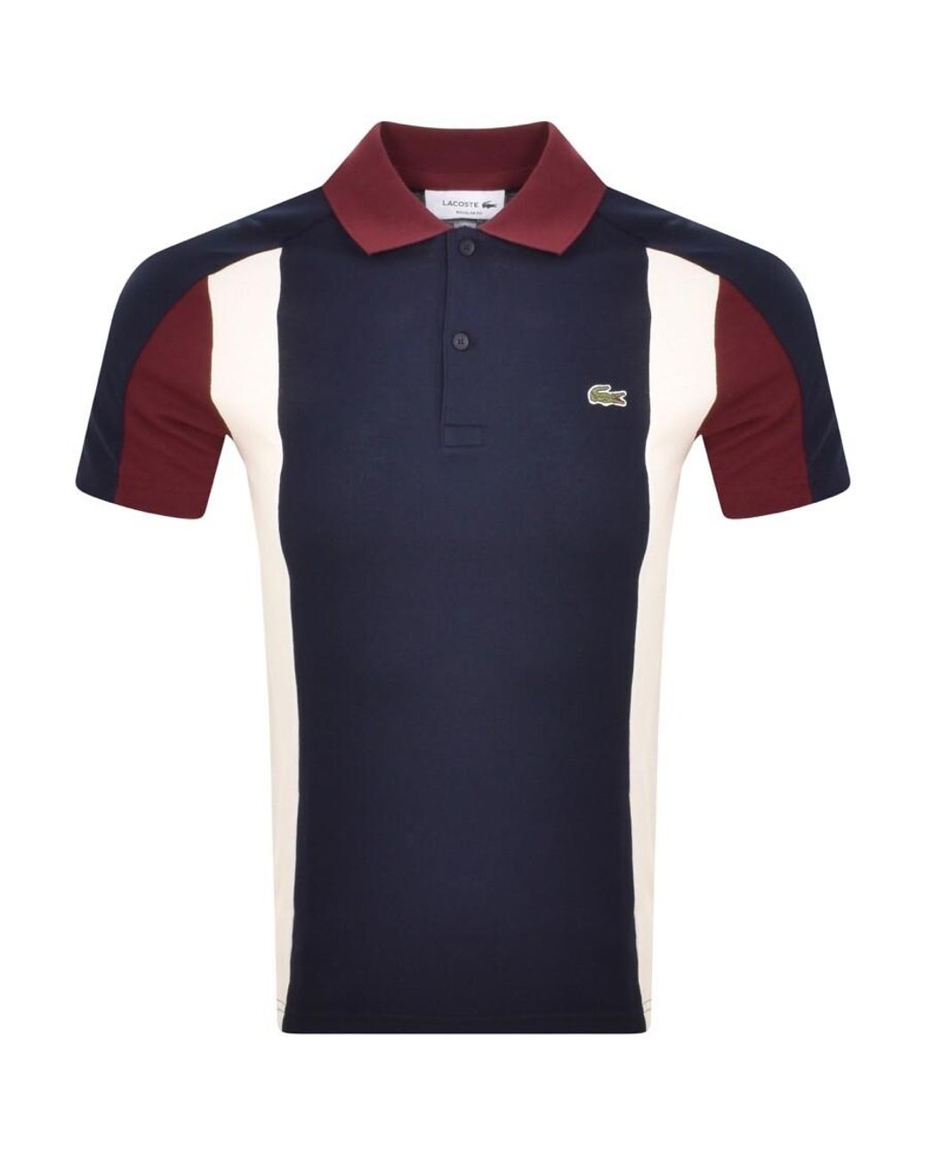 Lacoste Logo Polo T Shirt in Blue for Men | Lyst